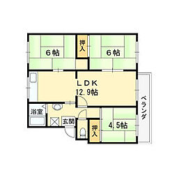 高倉台11団地 55号棟 401号室 401