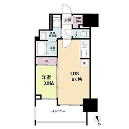 LaSante舟入本町（旧：S-RESIDENCE舟入本町） 301