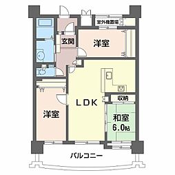 アドバンス21ヴェルテ白石　弐番館 1202