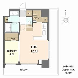 S-RESIDENCE松屋町asence 1105
