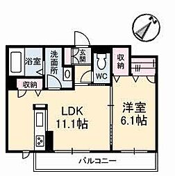 シャーメゾンタウン倉敷運動公園前　Ｄ棟 302