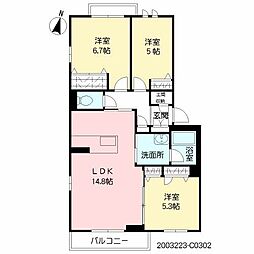 ＭＡＳＴメゾン下郡　Ｃ棟 C0302