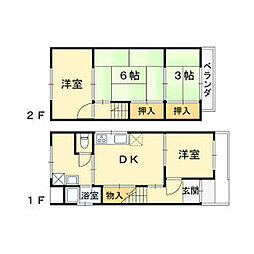 クロスハウス大東北条2 1