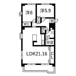 メゾン・ド・ヴェール 3A