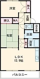 ラヴィーヌ新西方 1F