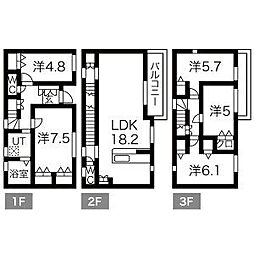 細木町二丁目 貸家 1