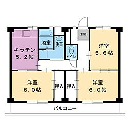 ビレッジハウス下九沢7号棟 0203