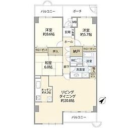 パークフィールドみさとテラ・ウエスト三街区二号館 1008