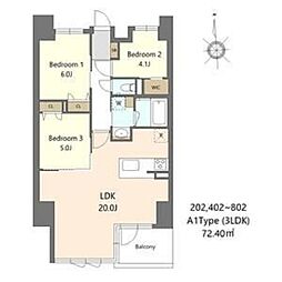 S-RESIDENCE谷町六丁目alo 202