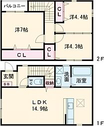 サンラプロ折尾西 D棟 D