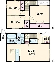 サンラプロ折尾西 E棟 E