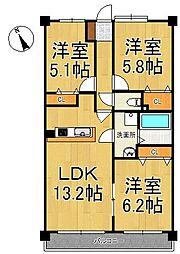 パークハイツ万代 802