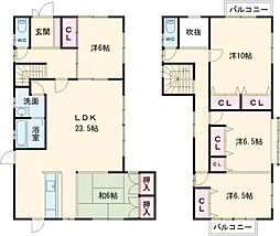 梅が丘北5番町戸建賃貸 1