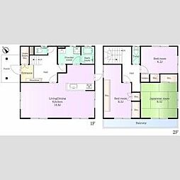 宇都宮市立伏町戸建て 1