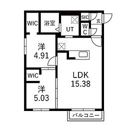CIEL琴似II(シエルコトニツー)　　仮)GA-二十四軒3-3MS A棟 205
