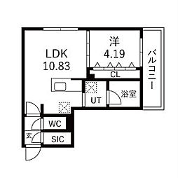 Villa Aura(ヴィラ・アウラ)　　仮)GA-二十四軒3-3MSB棟 201