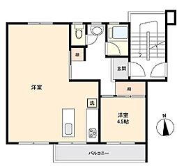 花見川団地7街区4棟406号室 406