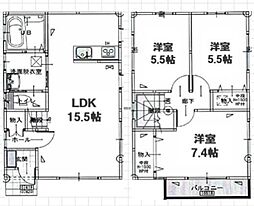 鴻巣市雷電2丁目の一戸建て