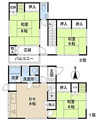 嵐山町志賀貸家 1