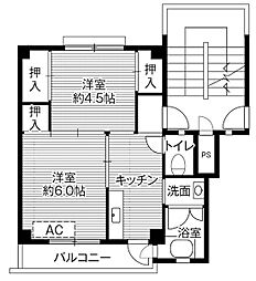 ビレッジハウス立山2号棟 0203