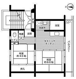 ビレッジハウス村国2号棟 0303