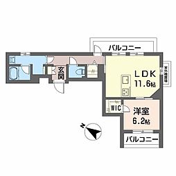 シャーメゾン　ノワリー 401