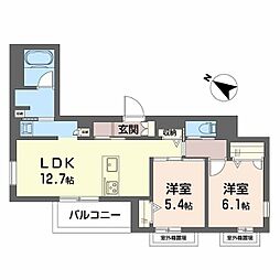 シャーメゾン　ノワリー 402