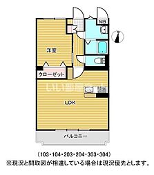 カメリア咲田 205