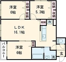 PERFECT　PARTNER　RESIDENCE　A棟 401