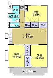 永徳ハイツＢ棟 101