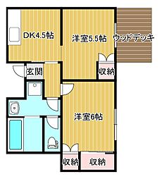 西の土居2丁目貸家 1