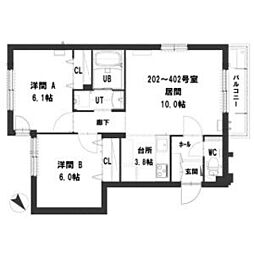 グランメール八軒7東 302