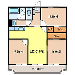 ベルヴィーユ弐番館 205