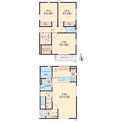 所沢市所沢新町 戸建貸家 B