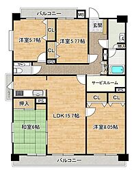 ビバシティパークサイド天満 703