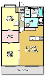 ニューガイア四季彩の丘Ｃ棟 206