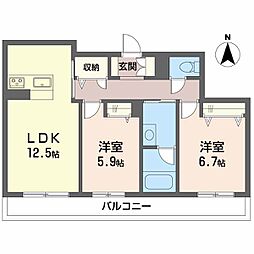 ＢＥＲＥＯ蔵本元町 206