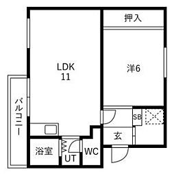 ヴィラナリー苫小牧 404