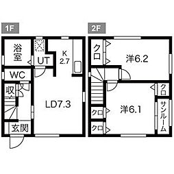 Casa本宿F棟 F