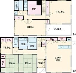 岩沼市土ケ崎2丁目の一戸建て