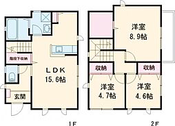 大森西町戸建貸家 D棟 1