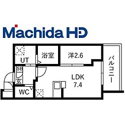 市之町エヌエム・キャトフ・ヴァン・セーズ・サウス 2FD
