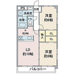 レージュ桔梗平 302