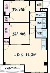 パステル大井手 1E