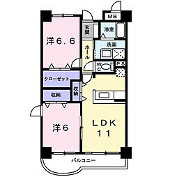マンション　グランデ　カナバ 205