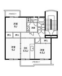 ビレッジハウス井之口5号棟 506