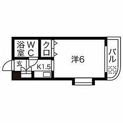 サンコートにしび（ＺＥＲＯセレブ利用可　1Ｋに限る） 5A