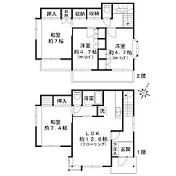 越谷市東越谷6丁目の一戸建て