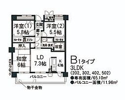 ソレアード鶴見 302