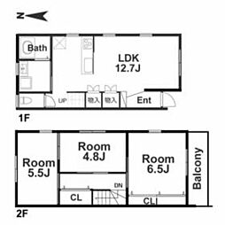箕面市彩都粟生南2丁目の一戸建て